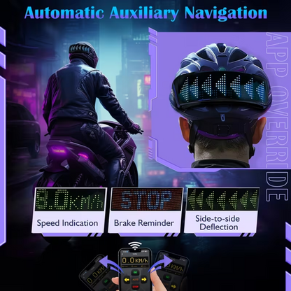 LED Screen Helmet