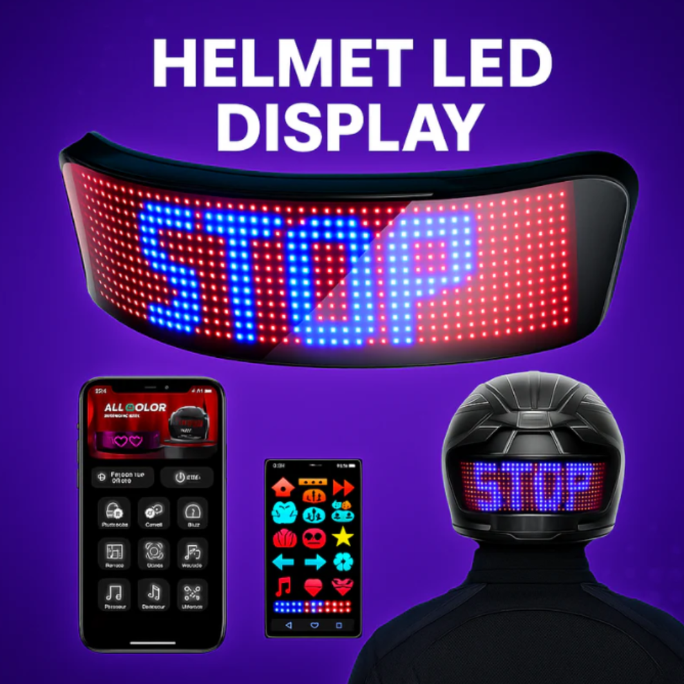 LED Screen Helmet