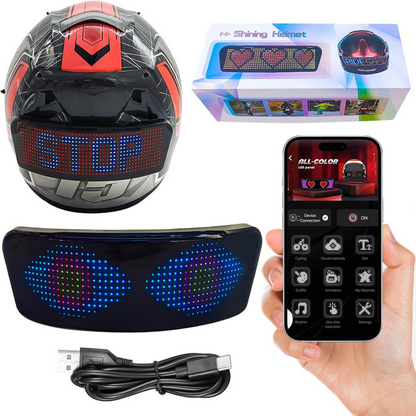 LED Screen Helmet